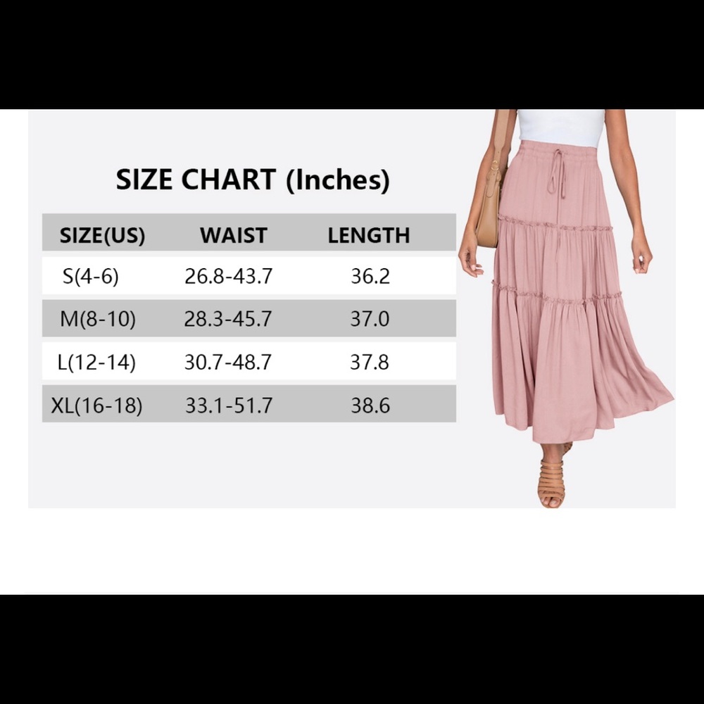 NWT Maxi Skirt with Pockets(Caramel ) - Picture 7 of 7